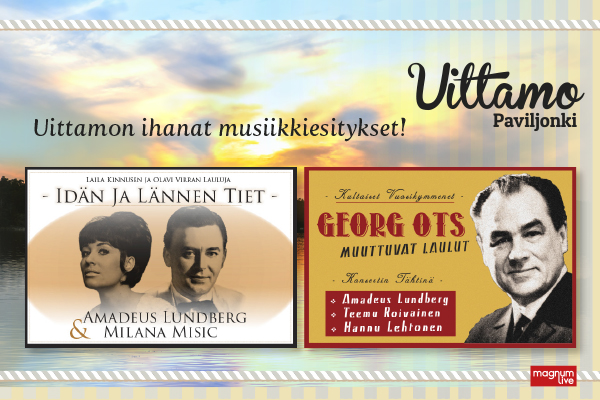 Idän ja Lännen tiet, Laila Kinnunen, Olavi Virta, Amadeus Lundberg, Georg Ots, Milana Misic