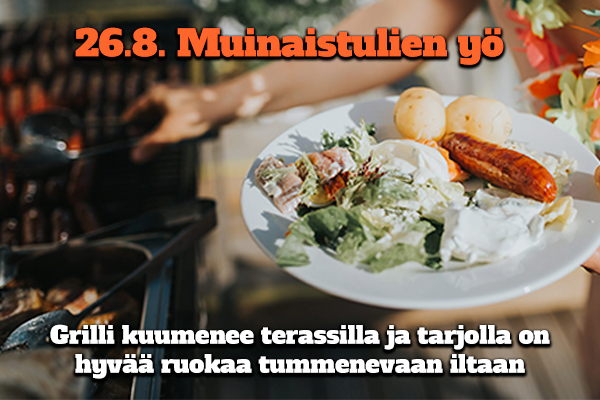 muinaistulien yö, uittamo paviljonki, ravintola turku